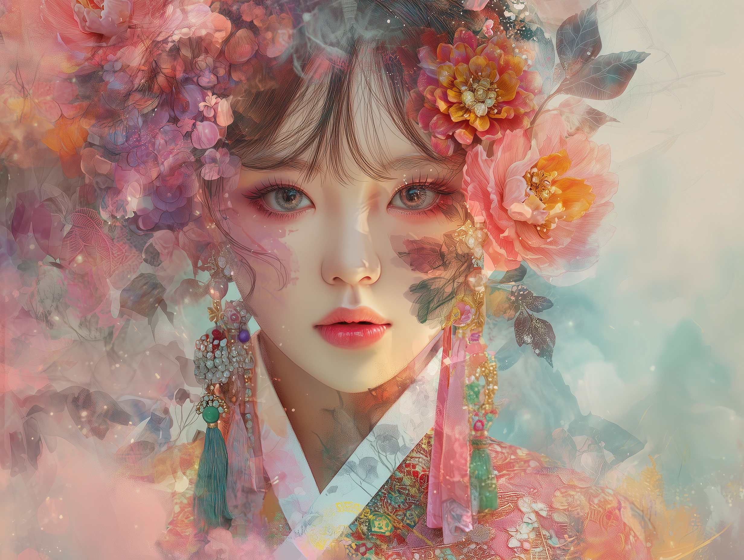 찬란한 꽃의 향연